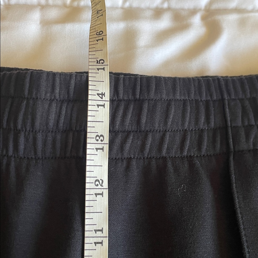 NWOT Lacoste Wide Leg Cotton Sweatpants Black sz M - Picture 7 of 9